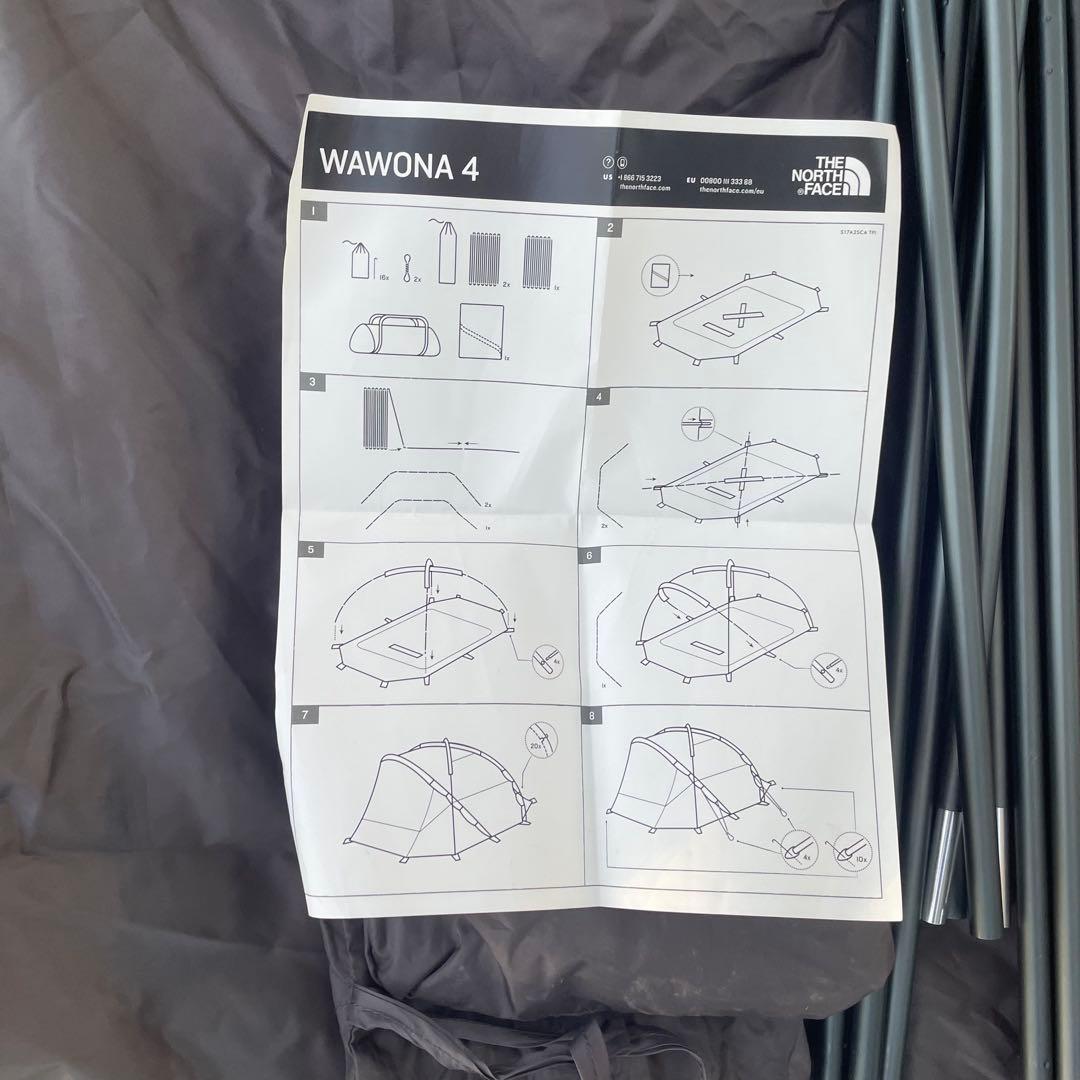 【廃盤✨美品】　ノースフェイス　ワオナ4 WAWONA4 軽量簡単設営
