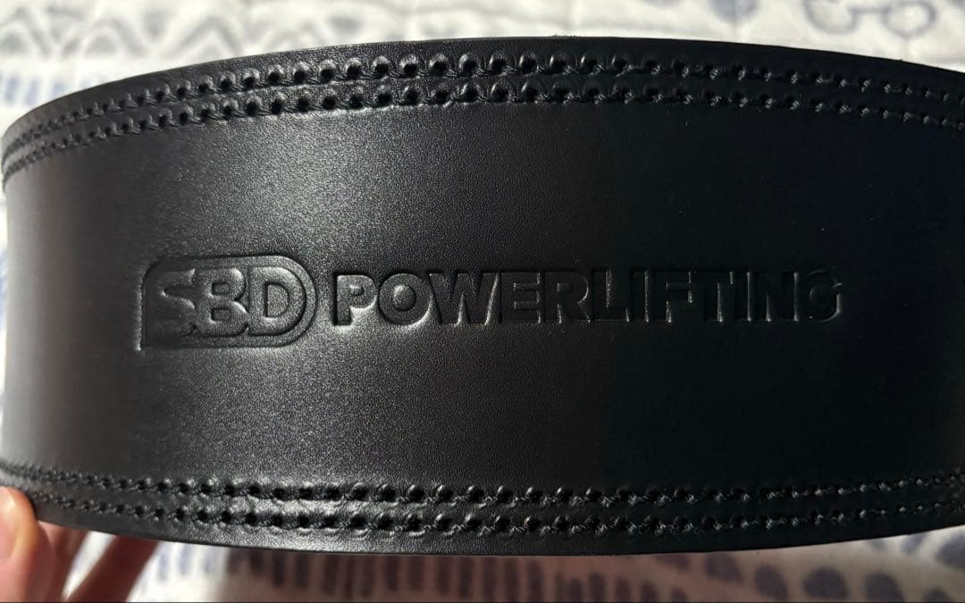 SBD パワーリフティングベルト 13mm Lサイズ 【２ヶ月使用・中古品】