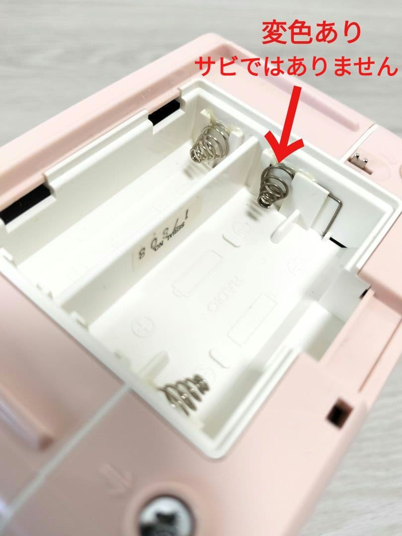 SONY FM/AM 2バンド クロックラジオICF-A8 ピンク ジャンク