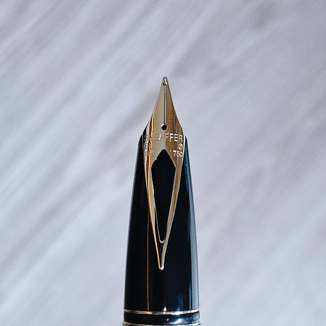 シェーファー　レガシー　ヘリテージ　スターリングシルバー　ゴールドトリム　万年筆