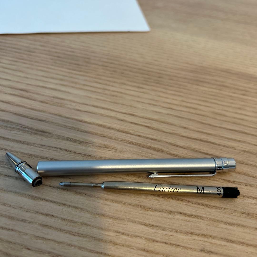 筆記具 santos de cartier ballpen silver