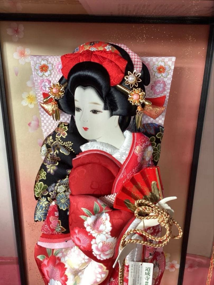 ④ 羽子板飾り　美術工芸手造り羽子板　いろは　みやび　18号 道成寺　清月作