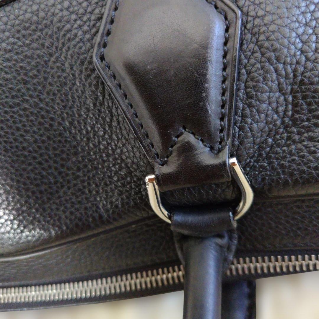 dunhill 黒 レザー ビジネスバッグ