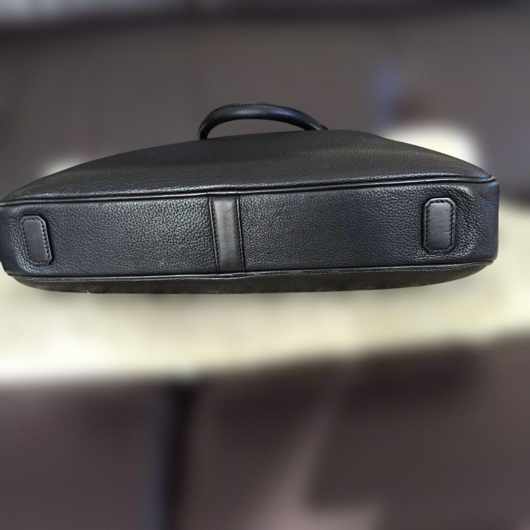 dunhill 黒 レザー ビジネスバッグ
