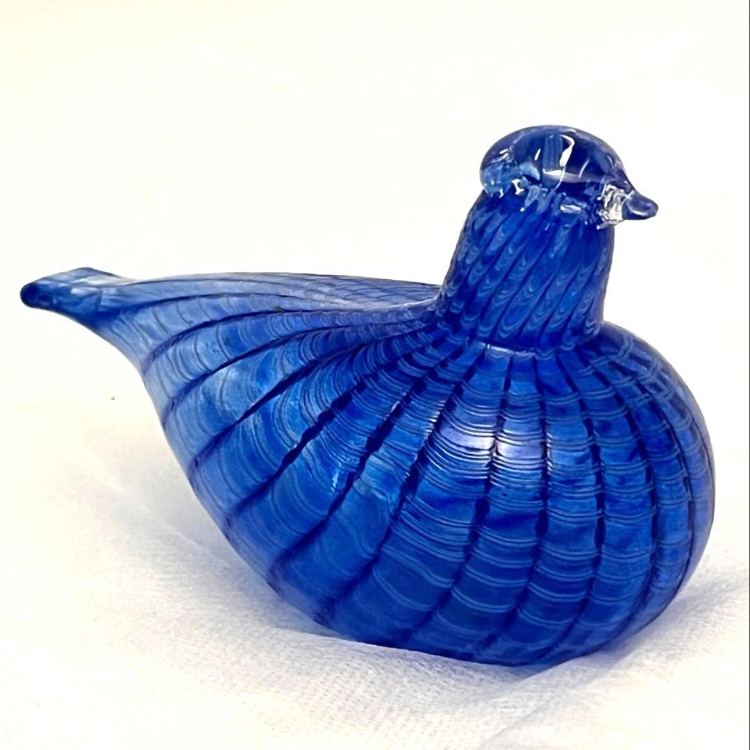 [美品]イッタラ　オイバトイッカ　ブルーバード　ルリコマドリ