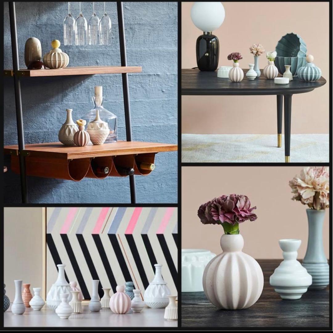 【美品】dottir Samsurium ミニベルフラワーベース　3個セット