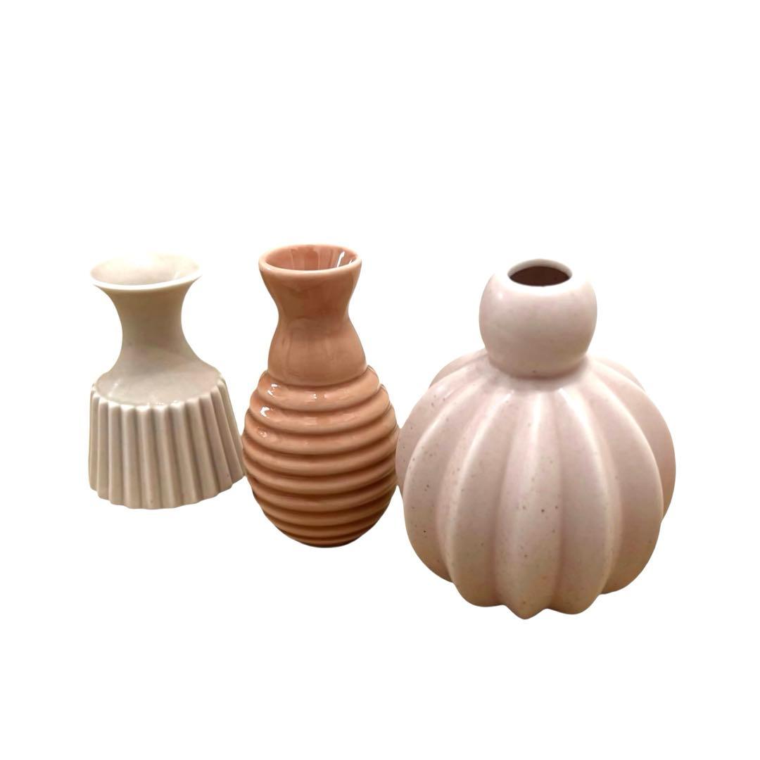 【美品】dottir Samsurium ミニベルフラワーベース　3個セット