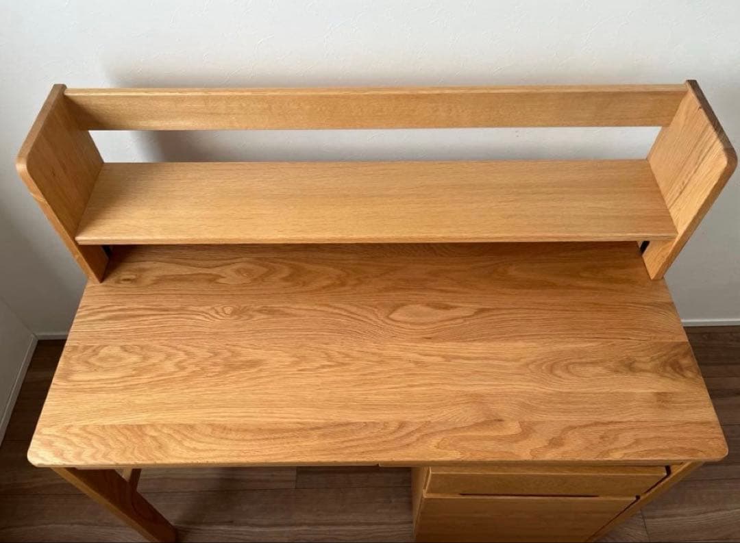 natsu　無印用品　子ども用学習机　オーク材