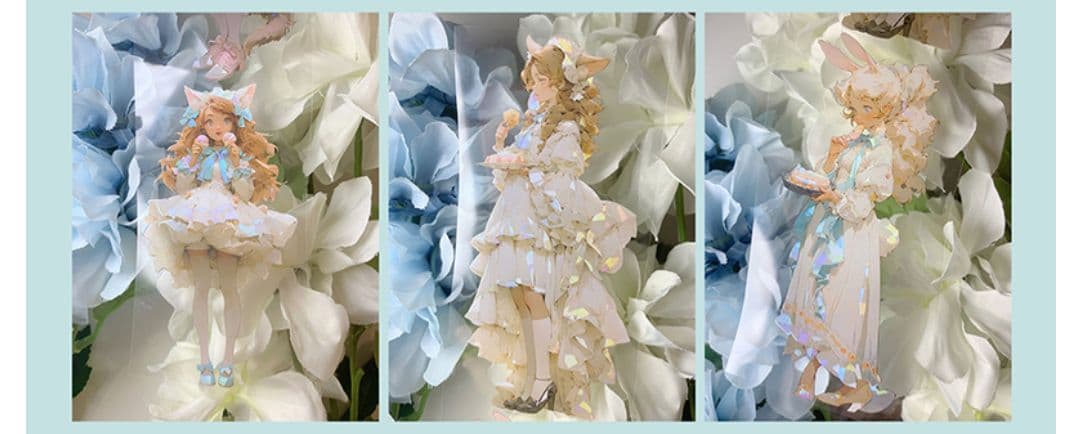 のこり１✩廃盤品✩J679＃宠物女孩(贝壳光)梦游切売り海外人物女の子AIマステ