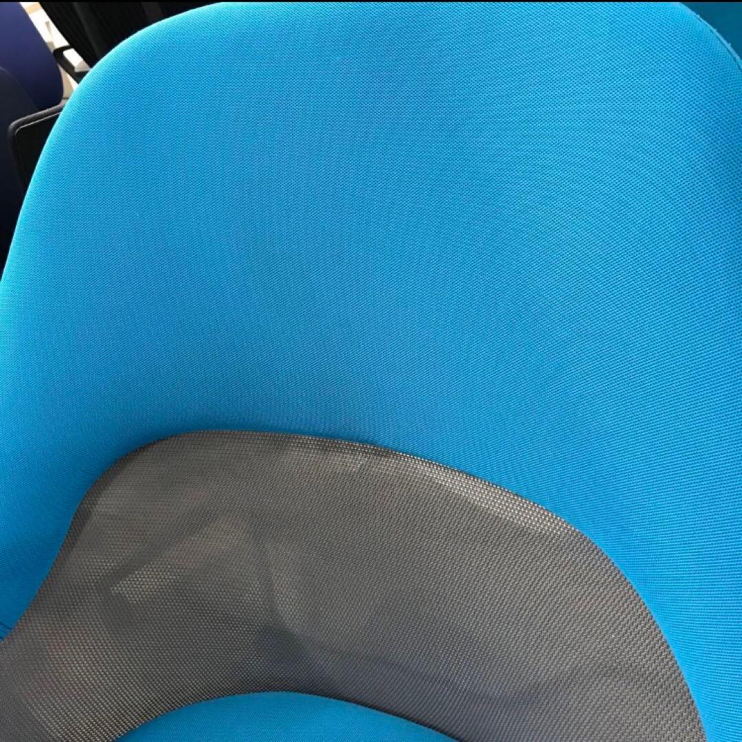 Steelcase Coalesse SW_1 メモ台付き ブルー チェア