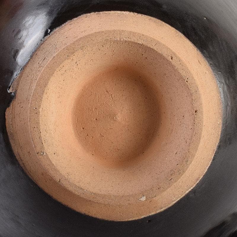 中国　吉州窯　黑釉　木葉天目茶碗　輪花鉢　C　6919