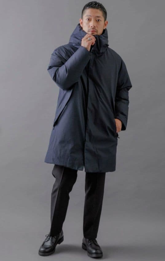 美品 +phenix WINDSTOPPER by GORE-TEX ダウン 黒