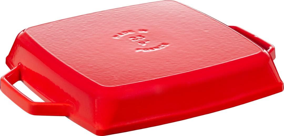 Staub　ストウブ ピュアグリル スクエア　チェリー　23cm