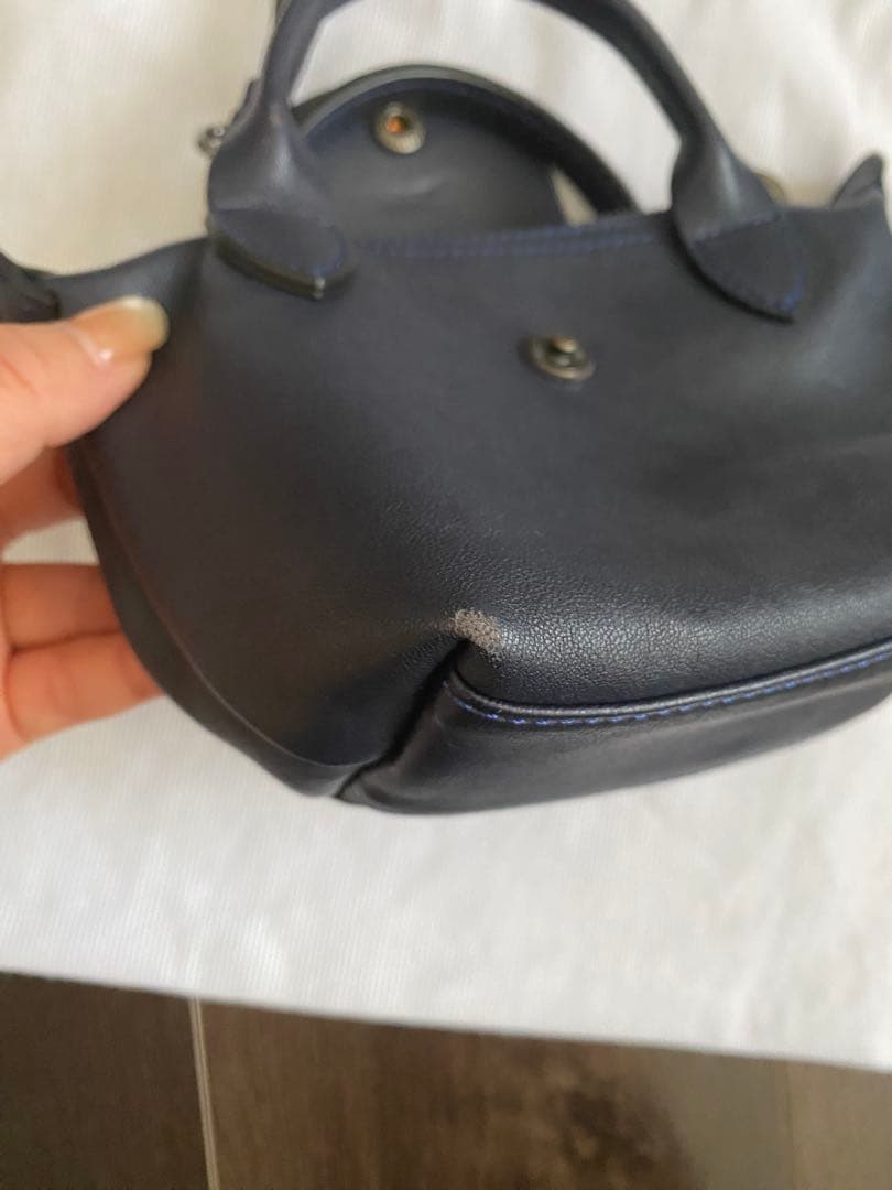 LONGCHAMP ネイビー ショルダーバッグ
