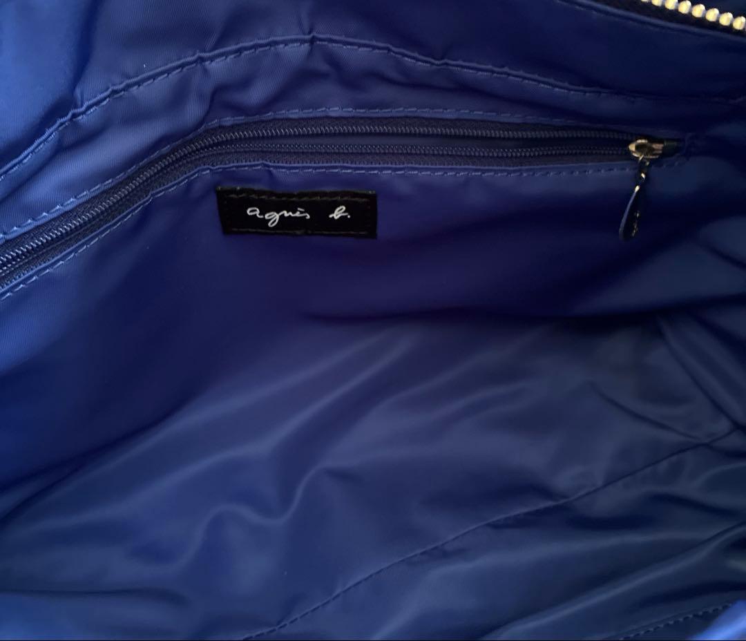 【未使用級✨】アニエスべー ボヤージュ ショルダーバッグ ブラック×ブルー