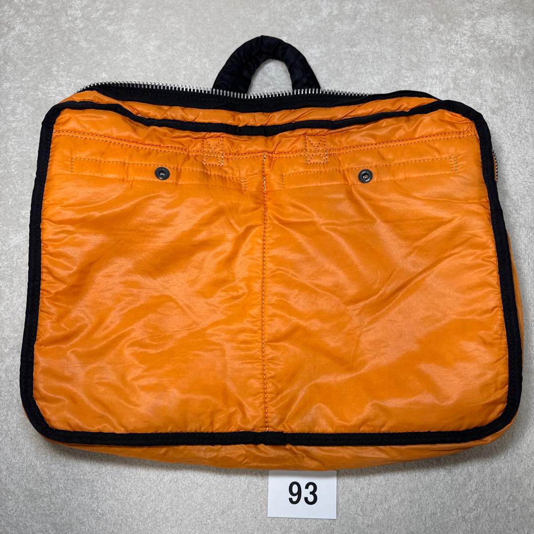 93 美品　ポーター　タンカー　ビジネスバッグ　2way ブラック