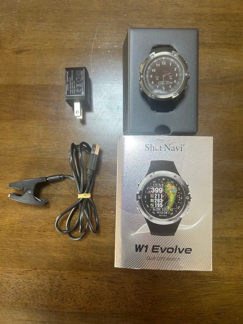 ゴルフウォッチ　ShotNavi W1 Evolve GPSナビ