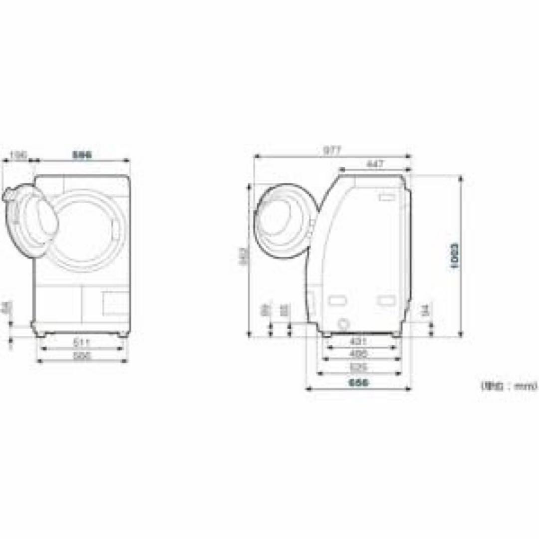 2025年式/ドラム式洗濯乾燥機/YMW-YV90N/リユース