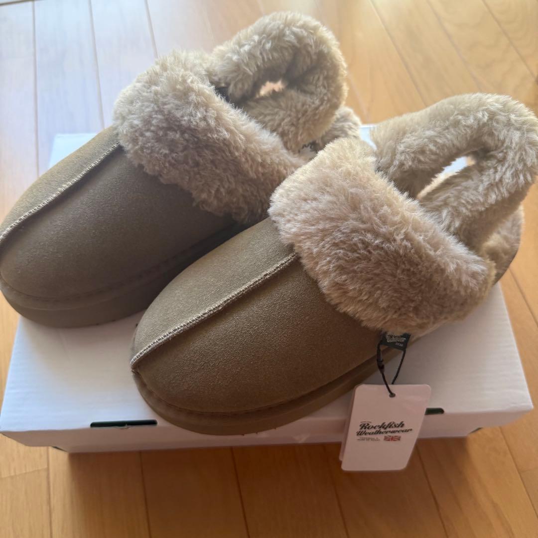 \" Rockfish Weatherwear \" ムートン サンダル UK5.5