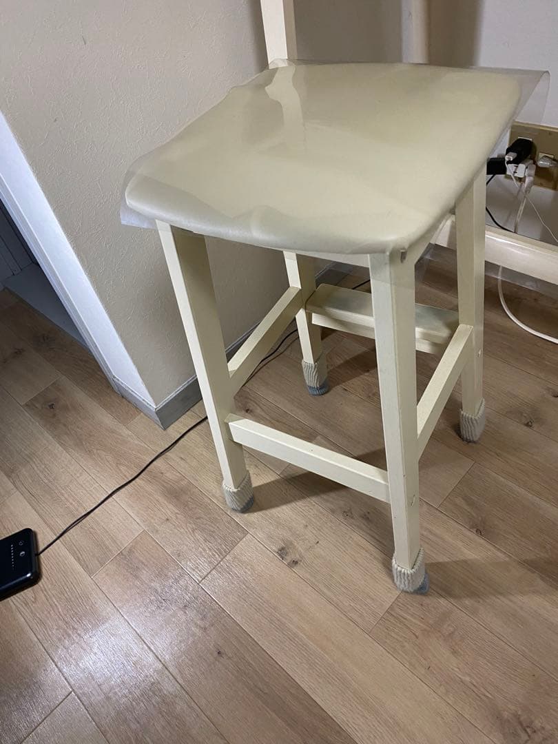 作業用デスク　机　白色