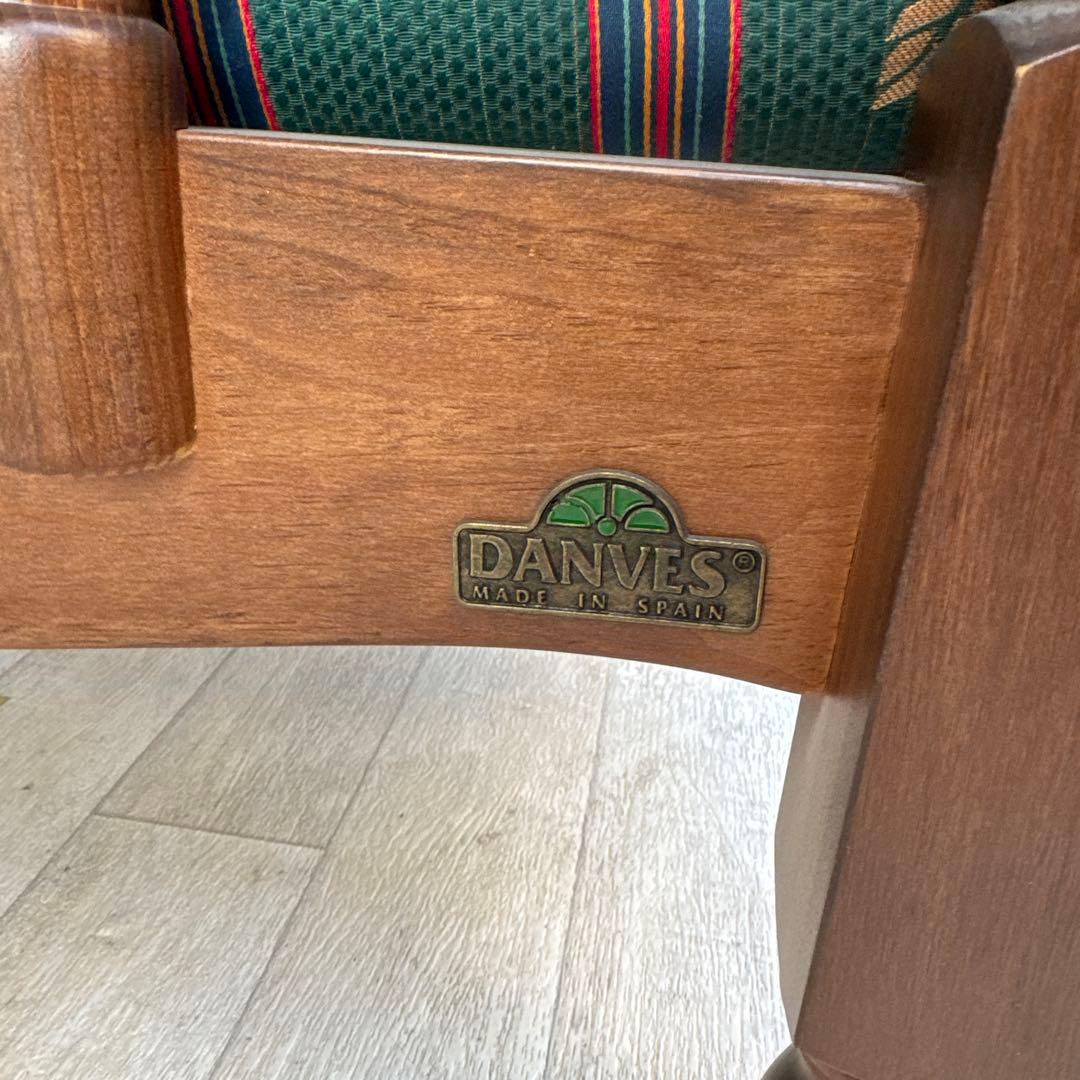 未使用品　スペイン DANVES シングルソファ　ソファ　1人掛け　カントリー