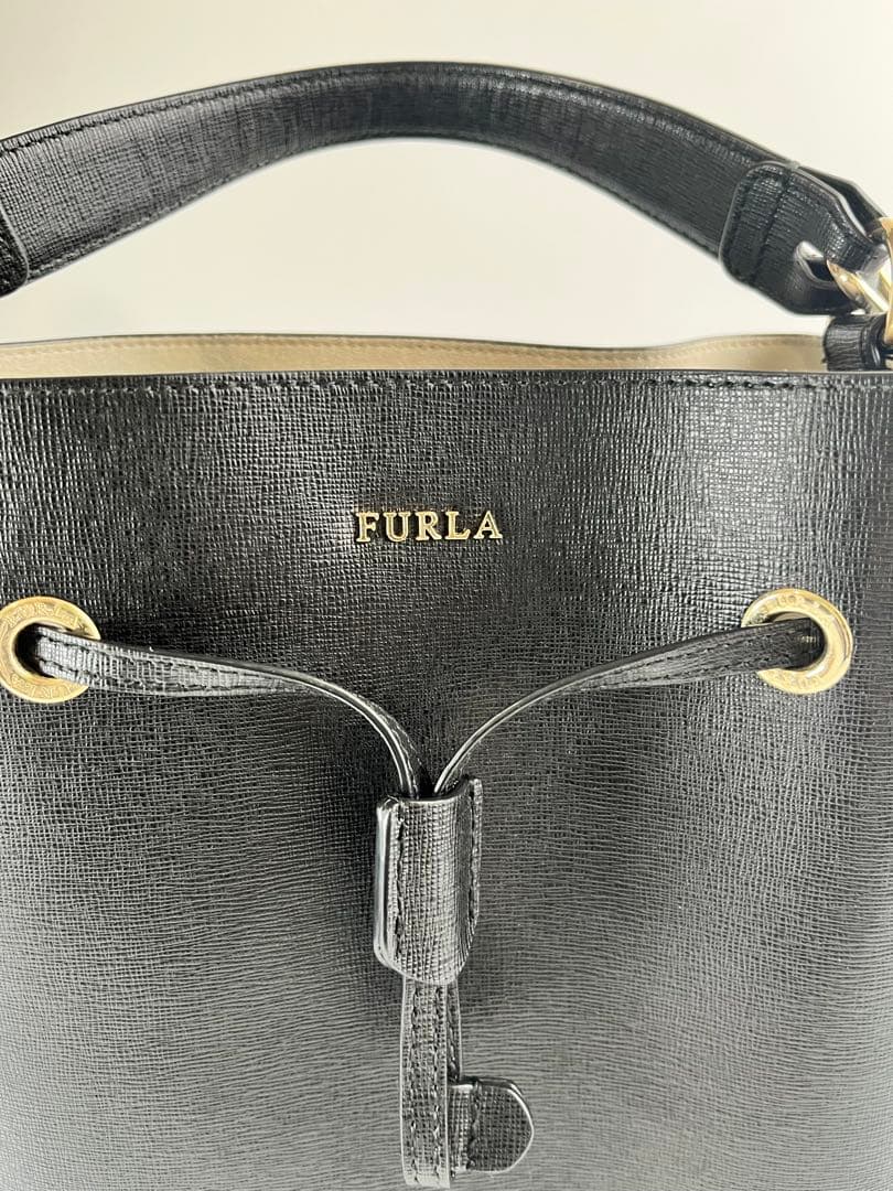 極美品✨FURLA フルラ 2wayバッグ ステイシーショルダー バケット