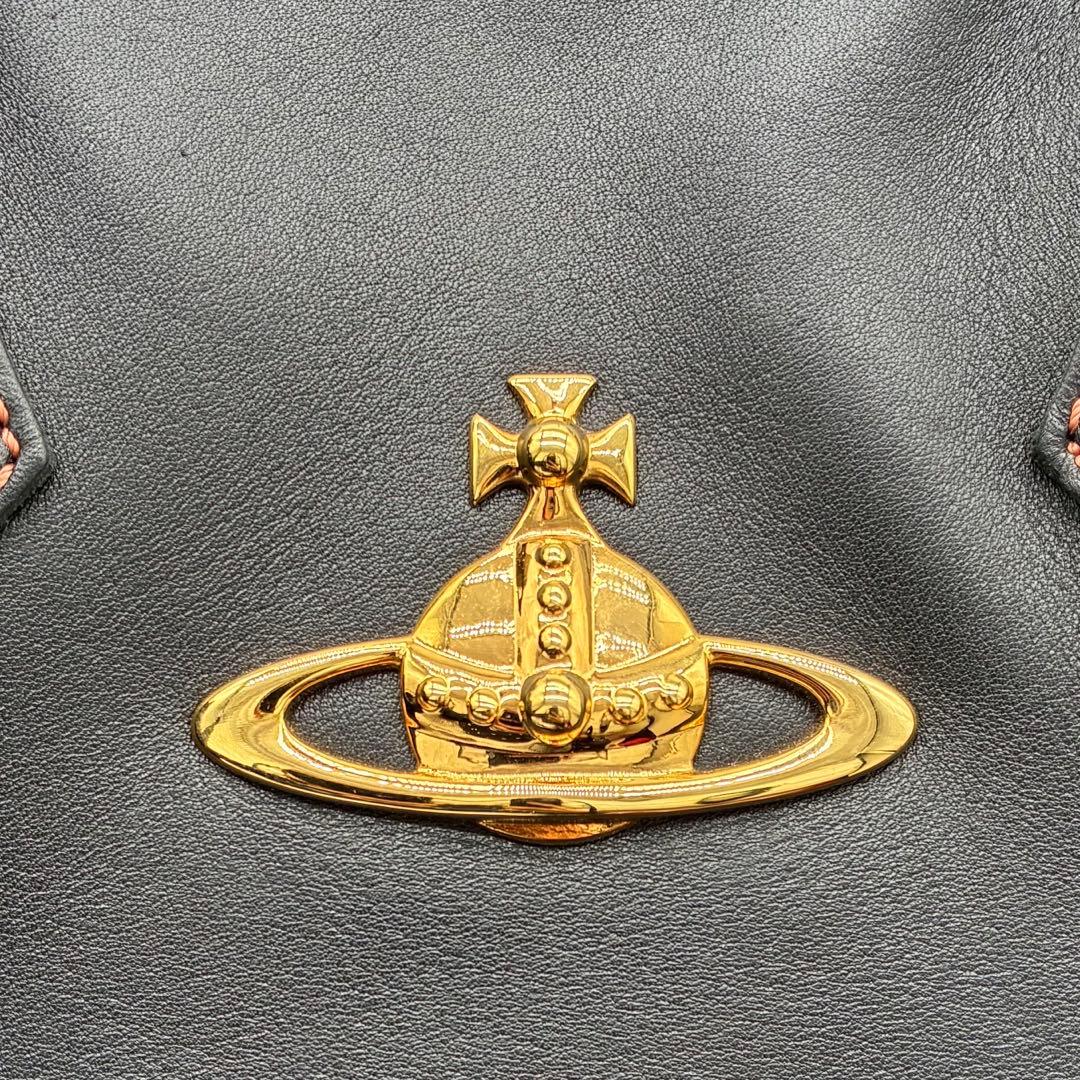 極美品✨ ヴィヴィアンウエストウッド ビッグオーブ ヤスミン ボストンバッグ 黒