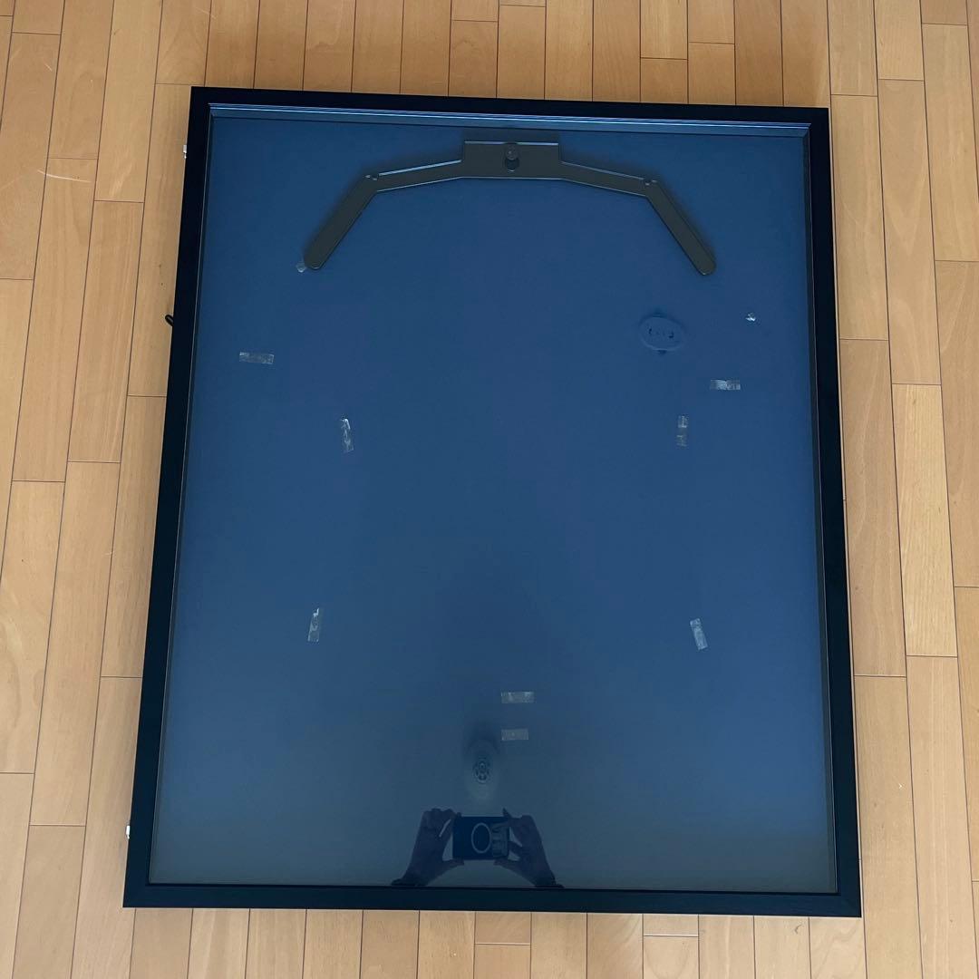 【値下げ】ユニフォーム　額縁　フレーム　uvカット　アクリル　上半身型　前開き型