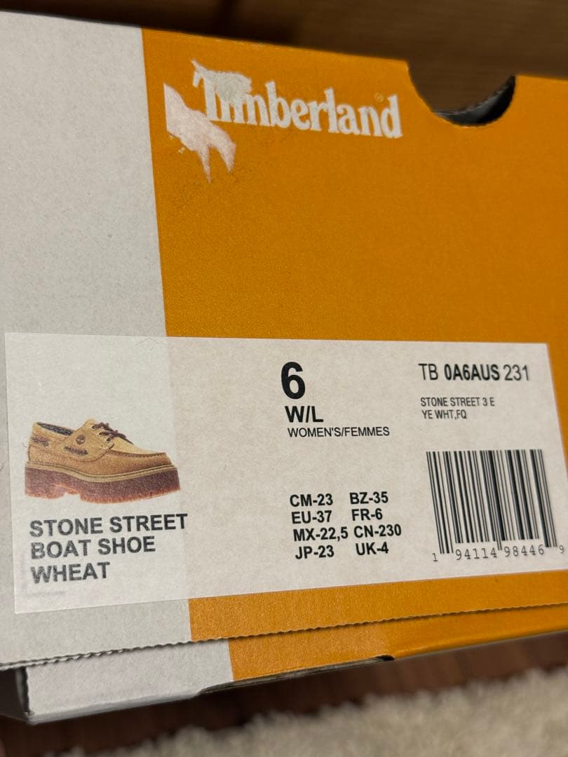 【新品】Timberland STONE STREET BOAT SHOE