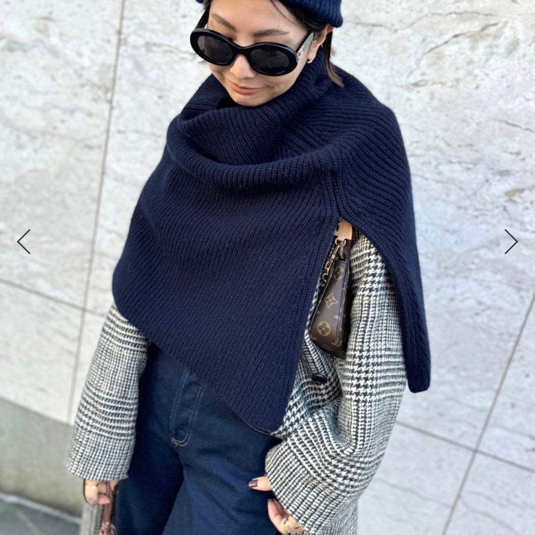 新品未使用！アパルトモン GOOD GRIEF RIBBED KNIT スヌード