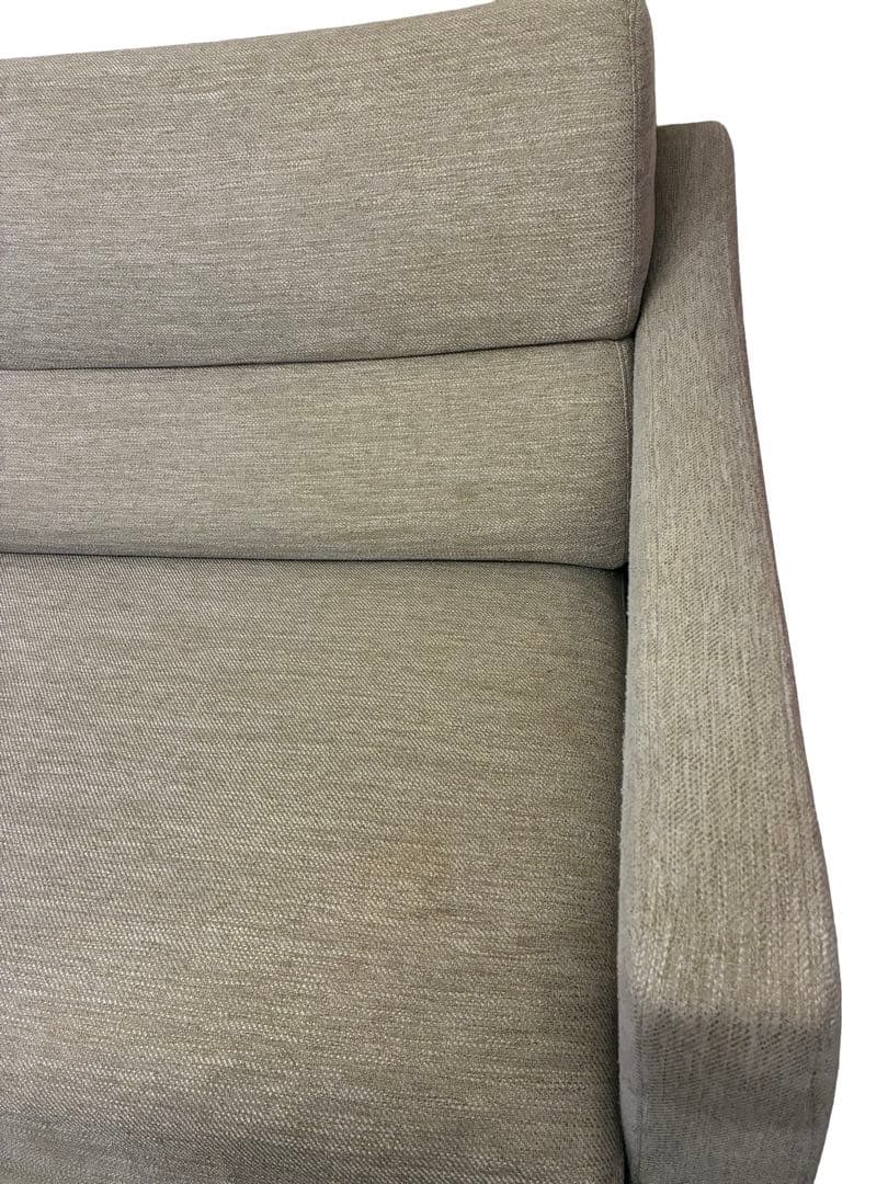 ニトリ グレー ファブリックソファ 3人掛け