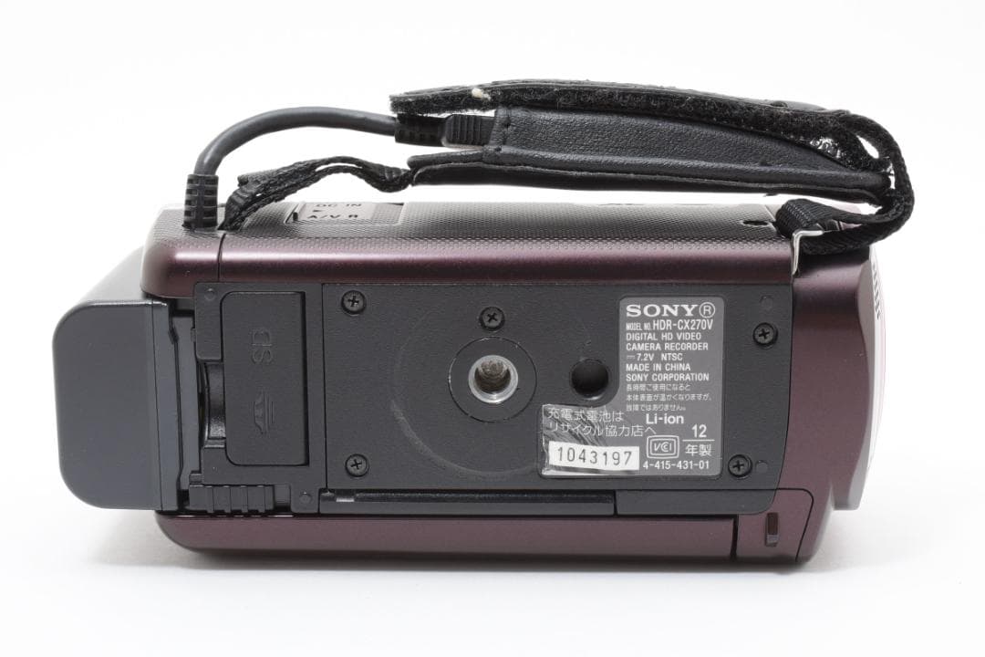 【美品】SONY Handycam HDR-CX270V ブラウン　動作確認済