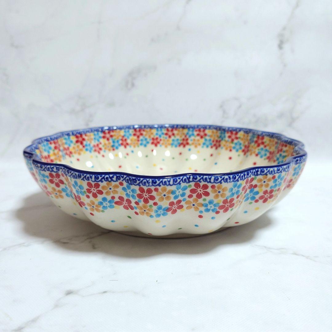 新品 ポーリッシュポタリー フリルオーブンディッシュ 大