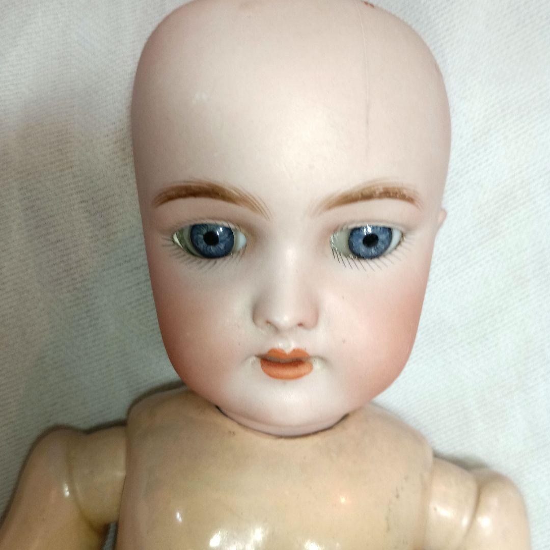 S5⭐アンティークビスクドール　シモン＆ハルビック　ハンドワークWネーム⭐難あり