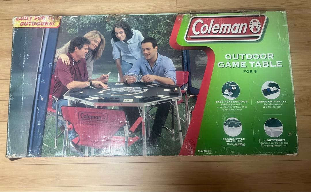 Coleman コールマン 折りたたみアウトドアゲームテーブル 希少