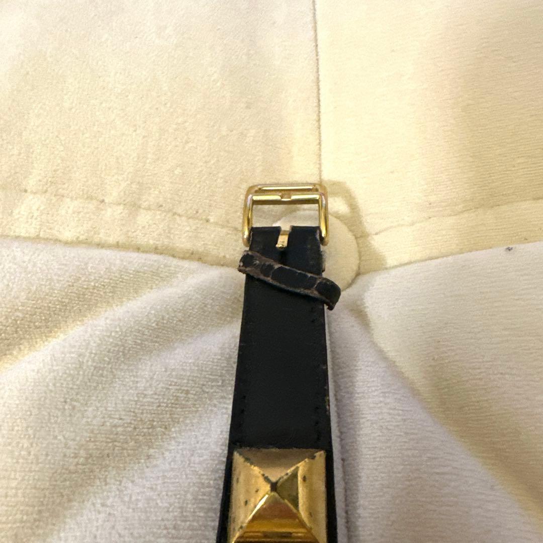 HERMES腕時計　メドール　クォーツ　レディース　ゴールド　腕時計