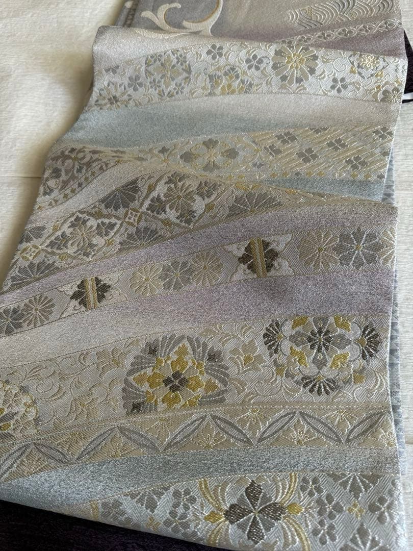 eoka様　西陣まいづる　フォーマル袋帯　銀彩宝飾文