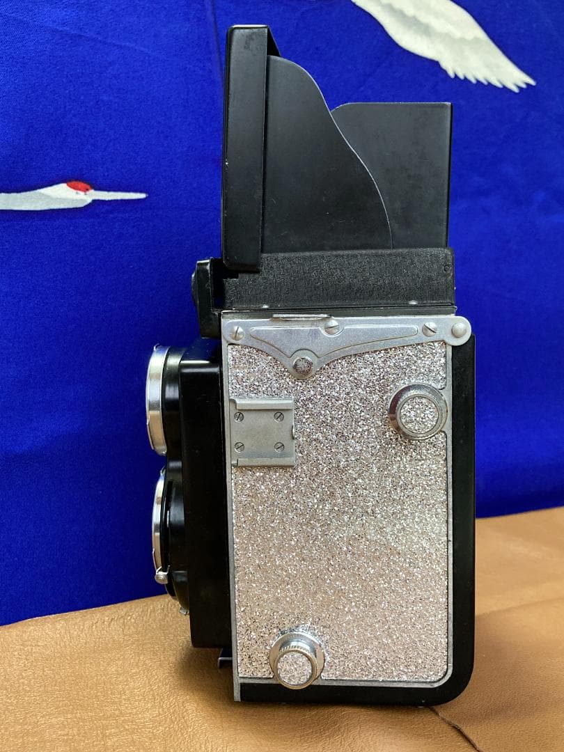 整備済 YashicaFlex C　ミラー交換・動作良好　美しい外装の二眼レフ