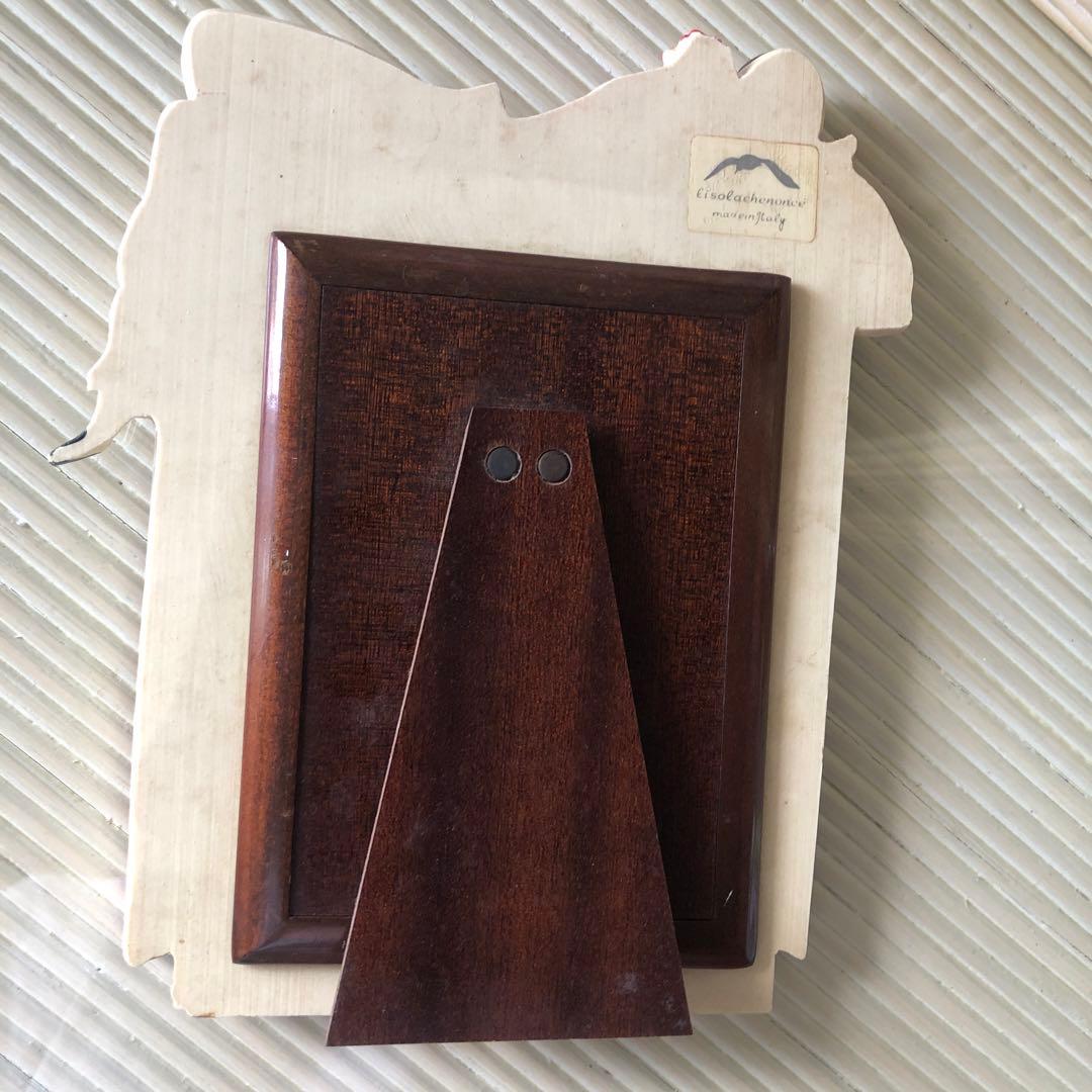 イタリア製　アンティーク　フォトフレーム　ピエロ