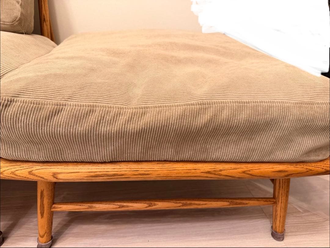 【美品】MOMONATURAL CLOUD SOFA +OTTOMAN