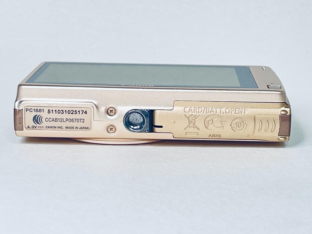 Canon IXY430F キヤノン ゴールド デジタルカメラ コンデジ