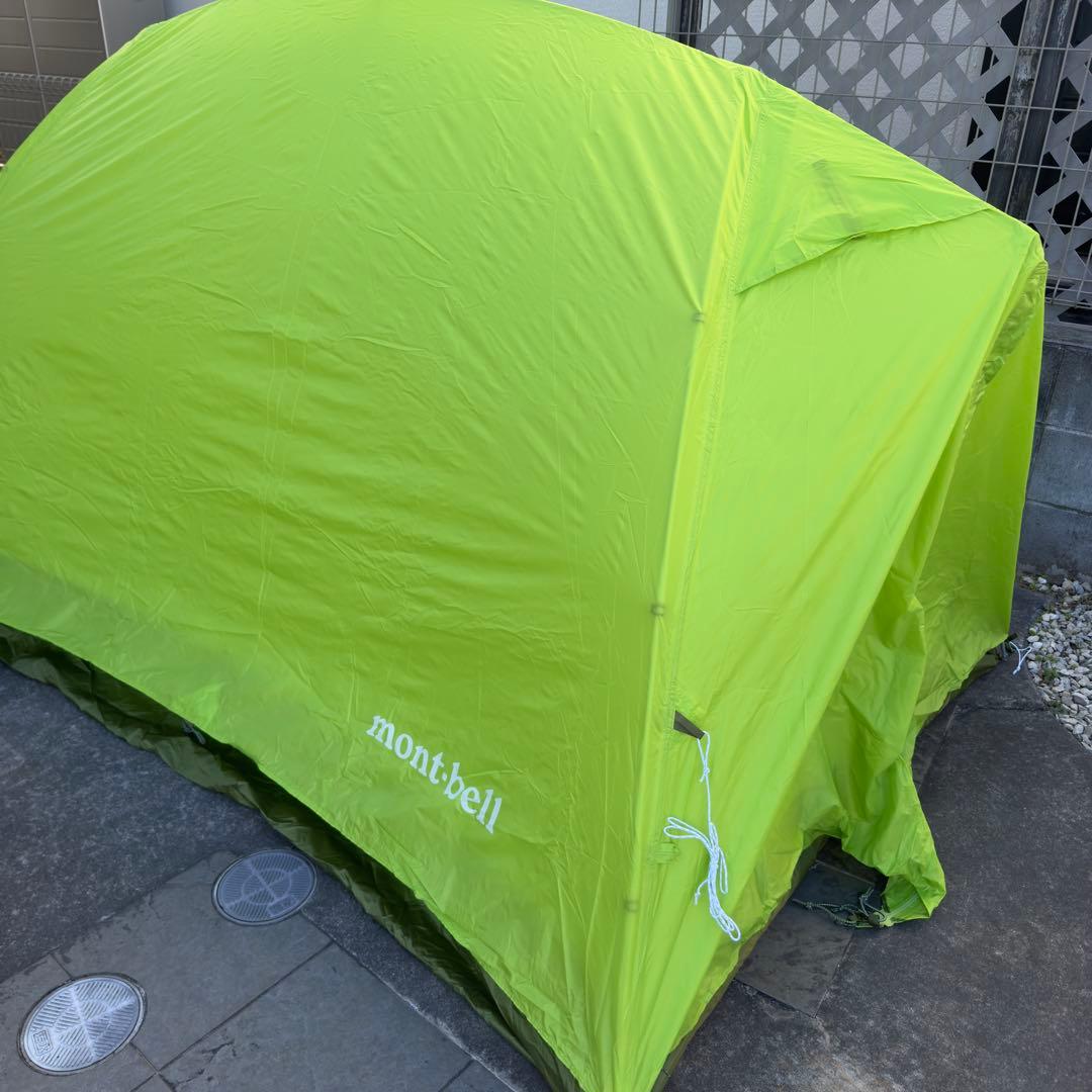 極美品モンベル　ムーンライトテント2 グリーン　ゆるキャン△