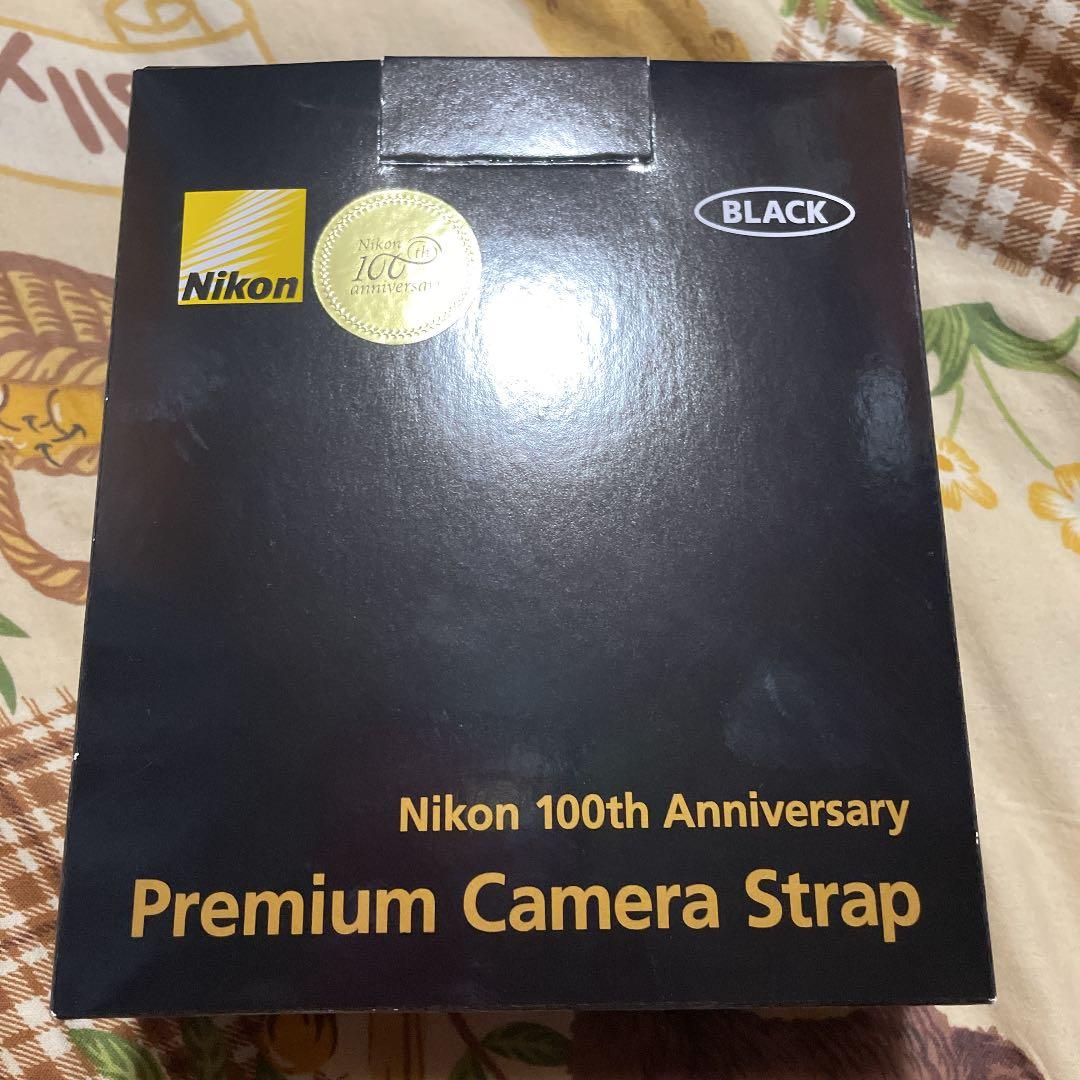 Nikon ニコン100周年記念　プレミアカメラ　ストラップ レザー ブラック
