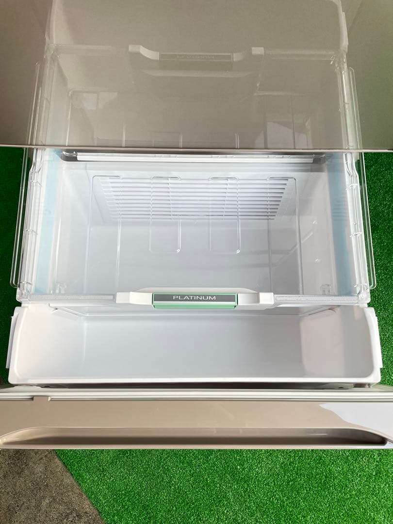 586分解洗浄済み✨ 日立 Sシリーズ ガラストップ5ドア冷蔵庫 真空チルド