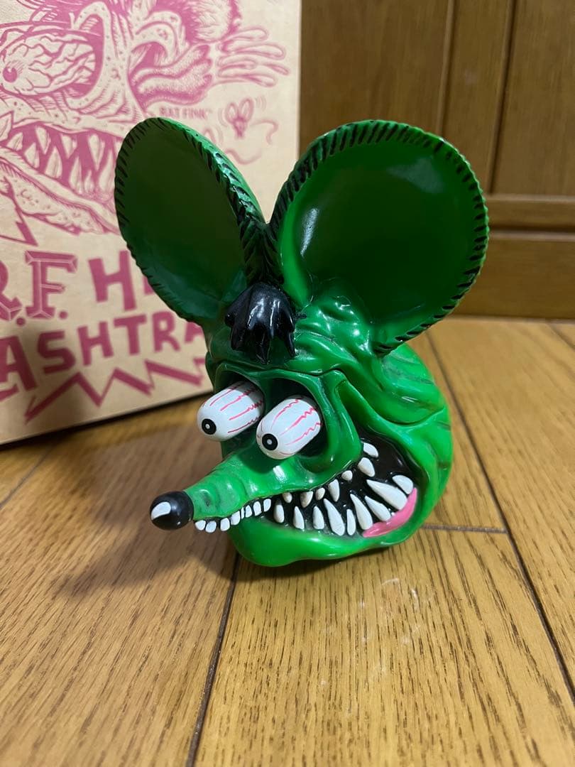 【値下げ】Rat Fink Head ashtray ラットフィンク 灰皿