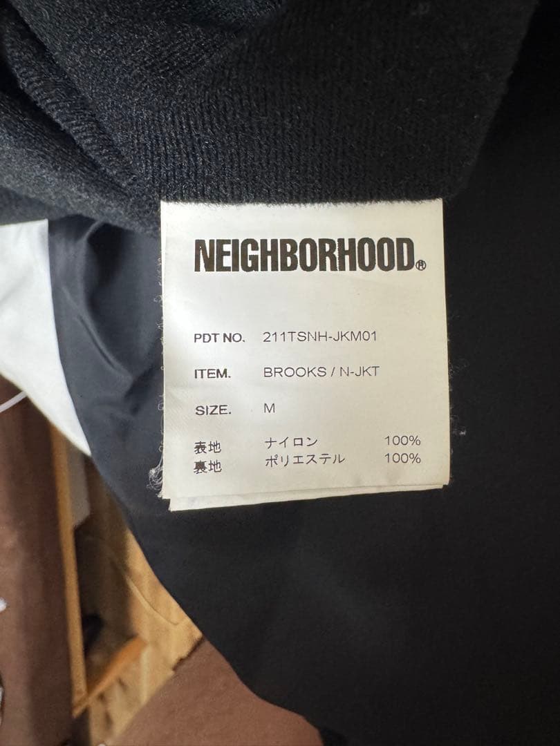 NEIGHBORHOOD コーチジャケット ブラック 211TSNH-JKM01