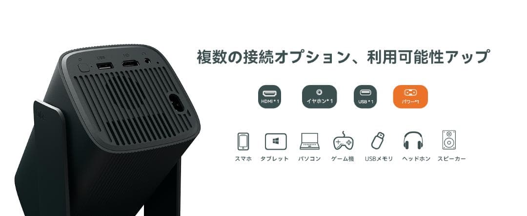 Wanbo Cube 1 プロジェクター短焦点　Android TV搭載
