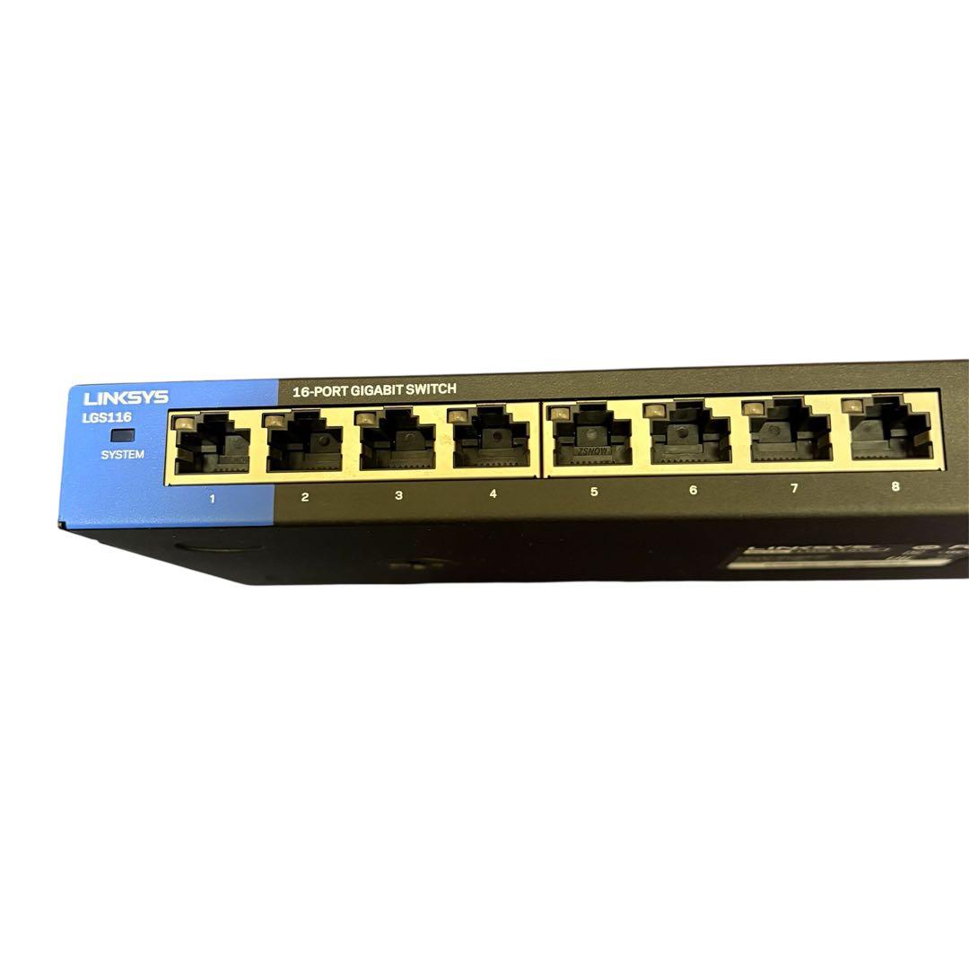Linksys LGS116-JP 16ポート ギガビットスイッチングハブ