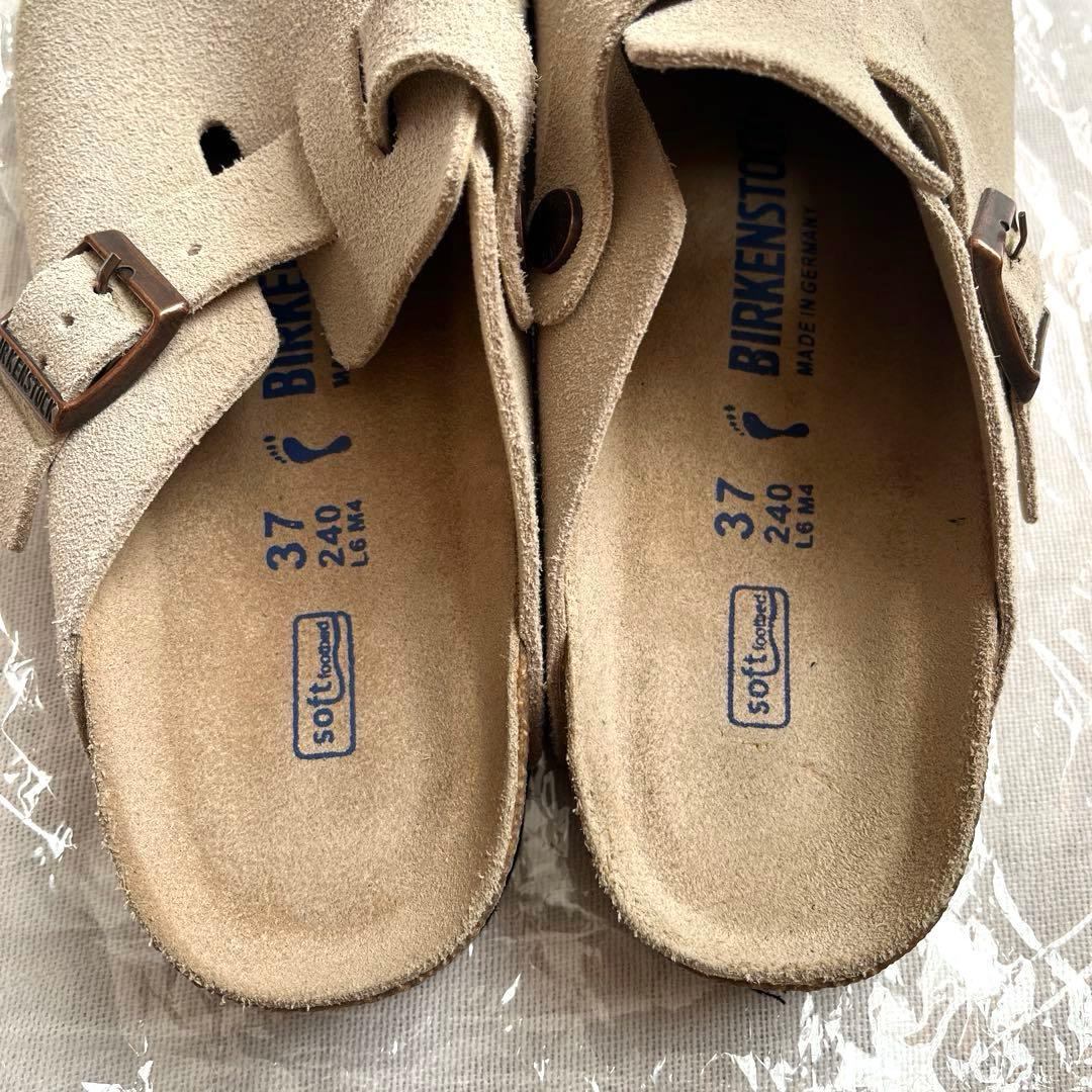 BIRKENSTOCK ビルケン　ボストン　ベージュ トープ　サボサンダル 37