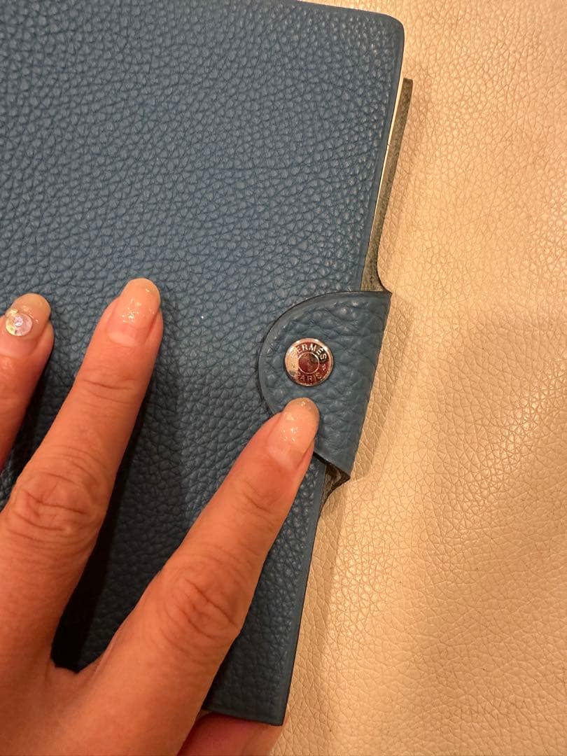 エルメスメモ帳　ブルージーン